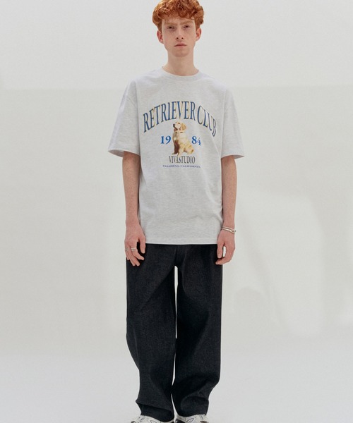 VIVASTUDIO（ビバスタジオ）の「【UNISEX】VIVA STUDIO／RETRIEVER T　2956053（Tシャツ/カットソー・メンズ・ネイビー/グレー・SMALL/MEDIUM/LARGE/X-LARGE）」の13枚目の写真