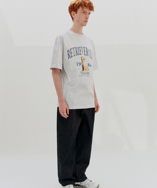 VIVASTUDIO（ビバスタジオ）の「【UNISEX】VIVA STUDIO／RETRIEVER T　2956053（Tシャツ/カットソー・メンズ・ネイビー/グレー・SMALL/MEDIUM/LARGE/X-LARGE）」の5枚目の写真