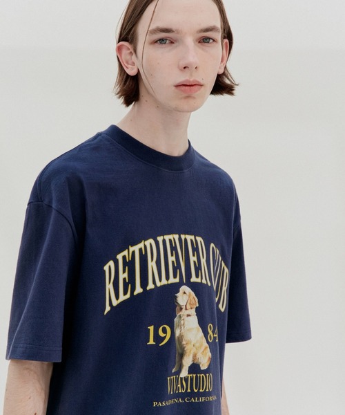 VIVASTUDIO（ビバスタジオ）の「【UNISEX】VIVA STUDIO／RETRIEVER T　2956053（Tシャツ/カットソー・メンズ・ネイビー/グレー・SMALL/MEDIUM/LARGE/X-LARGE）」の7枚目の写真