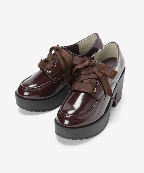 MAJESTIC LEGON（マジェスティックレゴン）の「ボリュームヒールシューズ（その他シューズ・レディース・ダークブラウン/ブラック・SMALL/MEDIUM/LARGE/X-LARGE）」の6枚目の写真