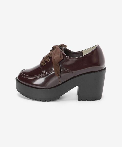 MAJESTIC LEGON（マジェスティックレゴン）の「ボリュームヒールシューズ（その他シューズ・レディース・ダークブラウン/ブラック・SMALL/MEDIUM/LARGE/X-LARGE）」の7枚目の写真