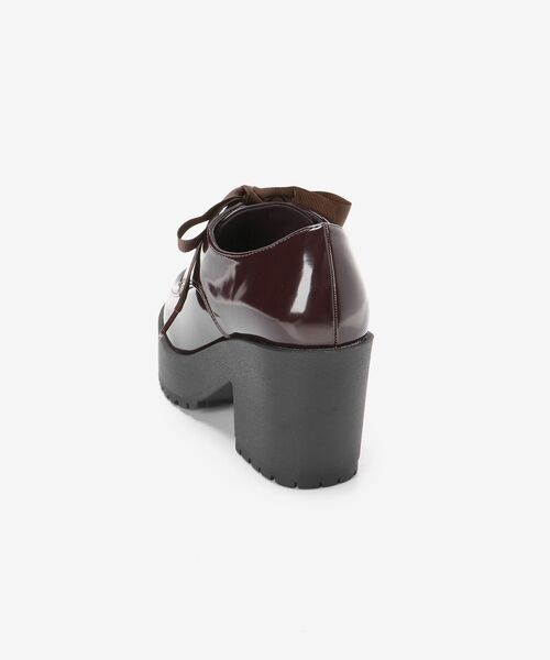 MAJESTIC LEGON（マジェスティックレゴン）の「ボリュームヒールシューズ（その他シューズ・レディース・ダークブラウン/ブラック・SMALL/MEDIUM/LARGE/X-LARGE）」の9枚目の写真