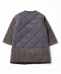 ♡greed international ボアチェックガウン　パープル♡ SEVEN BY SEVEN チェックロングコート | NOUVEL des HIOC