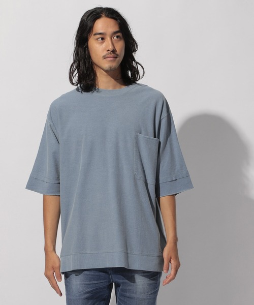BAYFLOW(ベイフロー)の「ナシジハーフスリーブTEE(Tシャツ/カットソー・メンズ・チャコール/ライトブルー/ホワイト・SMALL/MEDIUM/LARGE)」の10枚目の写真