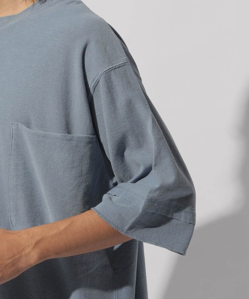 BAYFLOW(ベイフロー)の「ナシジハーフスリーブTEE(Tシャツ/カットソー・メンズ・チャコール/ライトブルー/ホワイト・SMALL/MEDIUM/LARGE)」の9枚目の写真