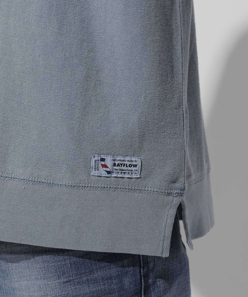 BAYFLOW(ベイフロー)の「ナシジハーフスリーブTEE(Tシャツ/カットソー・メンズ・チャコール/ライトブルー/ホワイト・SMALL/MEDIUM/LARGE)」の18枚目の写真