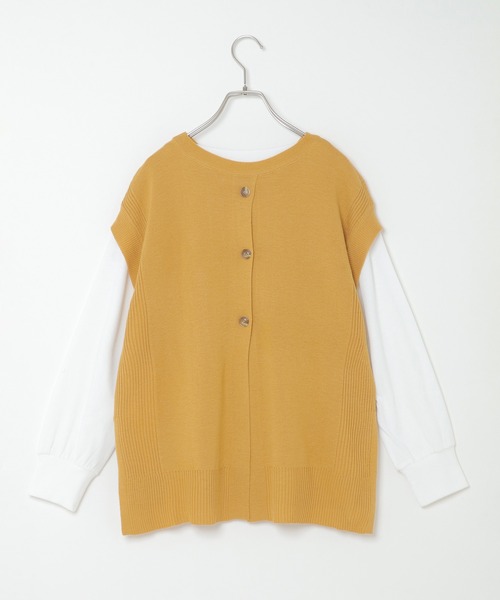 ikka（イッカ）の「ニットベストアンサンブル21AW（アンサンブル・レディース・ブラック/ベージュ/イエロー・M/L）」の16枚目の写真