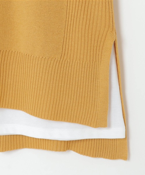 ikka（イッカ）の「ニットベストアンサンブル21AW（アンサンブル・レディース・ブラック/ベージュ/イエロー・M/L）」の10枚目の写真