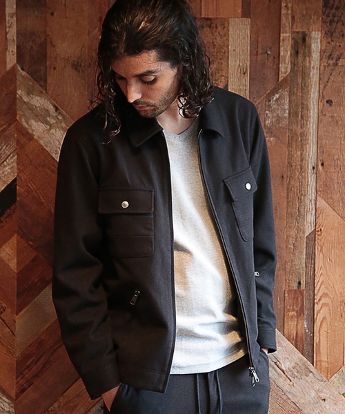 【セール】【セットアップ対応】エアリーフラノCPOブルゾン（ブルゾン）｜RATTLE TRAP（ラトルトラップ）