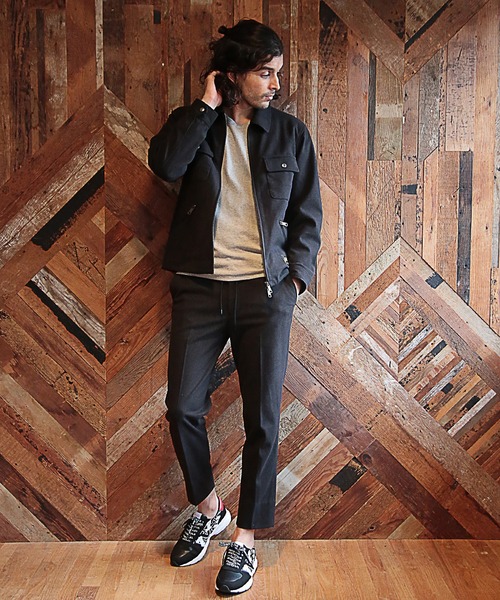 RATTLE TRAP（ラトルトラップ）の「【セットアップ対応】エアリーフラノCPOブルゾン（ブルゾン・メンズ・ブラック/ブラウン/グレイッシュベージュ/チャコール・LL/S/M/L）」の12枚目の写真