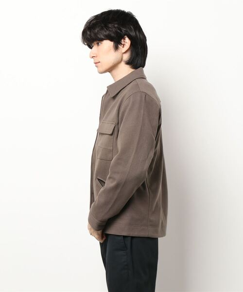 RATTLE TRAP（ラトルトラップ）の「【セットアップ対応】エアリーフラノCPOブルゾン（ブルゾン・メンズ・ブラック/ブラウン/グレイッシュベージュ/チャコール・LL/S/M/L）」の9枚目の写真