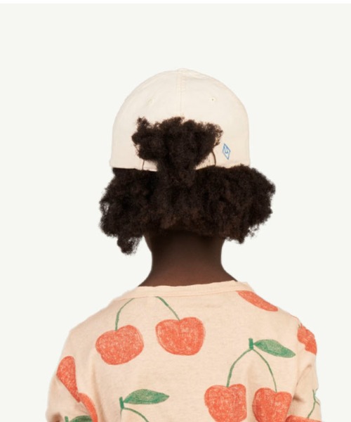 The animals observatory（ジ・アニマルズ・オブザーバトリー）の「The animals observatory / アダルト フロントプリント キャップ（キャップ・キッズ・ネイビー/オフホワイト/モスグリーン・ONE）」の9枚目の写真