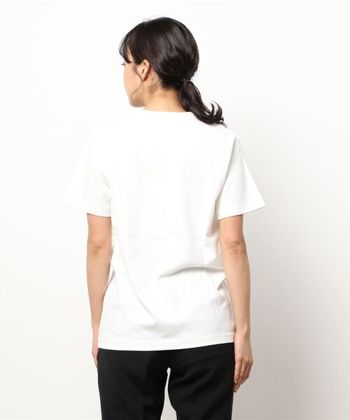 ADIRA（アディラ）の「プックリシシュウT（Tシャツ/カットソー・レディース・ホワイト/スミクロ・SMALL）」の12枚目の写真