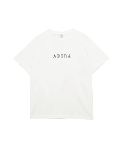 ADIRA（アディラ）の「プックリシシュウT（Tシャツ/カットソー・レディース・ホワイト/スミクロ・SMALL）」の10枚目の写真