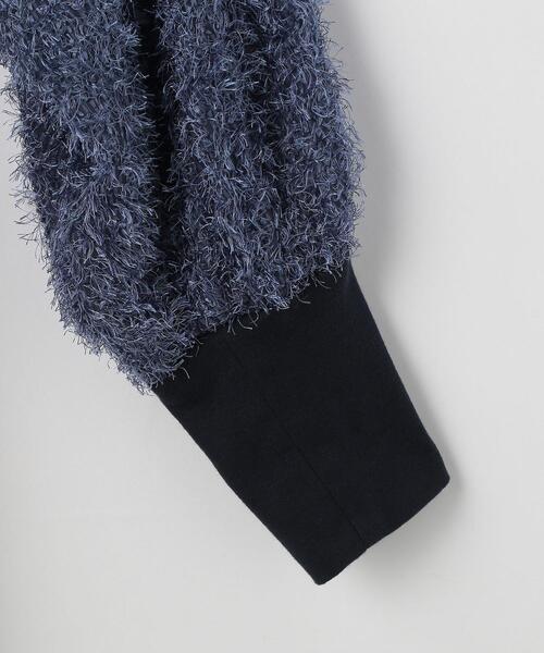 EMMEL REFINES（エメルリファインズ）の「＜EMMEL REFINES（エメル リファインズ）＞EM カットジャカード クルーネックプルオーバー（シャツ/ブラウス・レディース・コバルトブルー/ブラック/ライトグレー・FREE）」の8枚目の写真