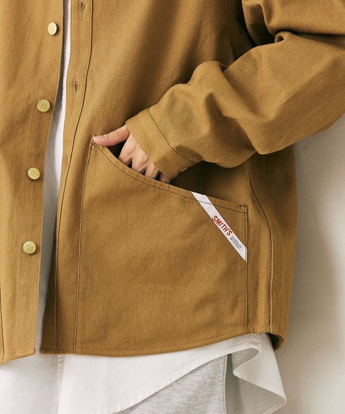 SMITH'S(スミス)の「【SMITH'S/スミス】別注 TWILL カバーオール(カバーオール・メンズ・キャメル/ナチュラル/ブラック・M/L)」の3枚目の写真