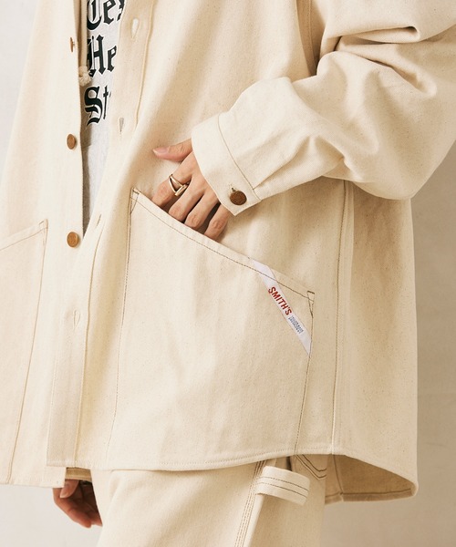 SMITH'S(スミス)の「【SMITH'S/スミス】別注 TWILL カバーオール(カバーオール・メンズ・キャメル/ナチュラル/ブラック・M/L)」の16枚目の写真