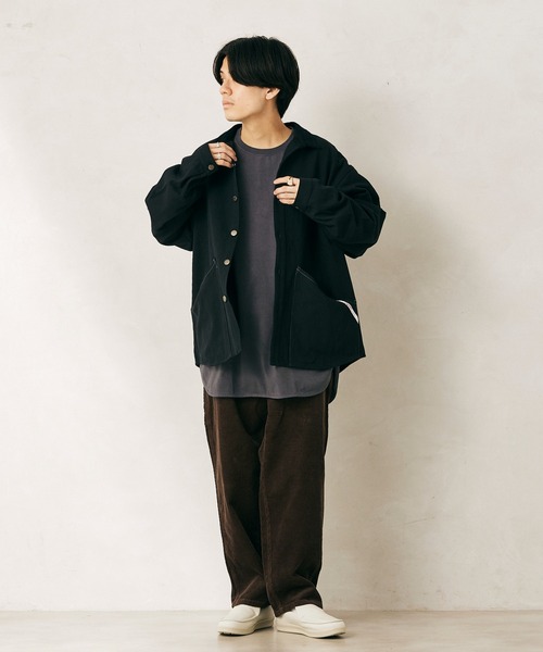 SMITH'S(スミス)の「【SMITH'S/スミス】別注 TWILL カバーオール(カバーオール・メンズ・キャメル/ナチュラル/ブラック・M/L)」の19枚目の写真