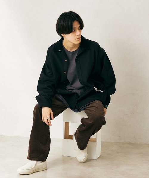 SMITH'S(スミス)の「【SMITH'S/スミス】別注 TWILL カバーオール(カバーオール・メンズ・キャメル/ナチュラル/ブラック・M/L)」の22枚目の写真
