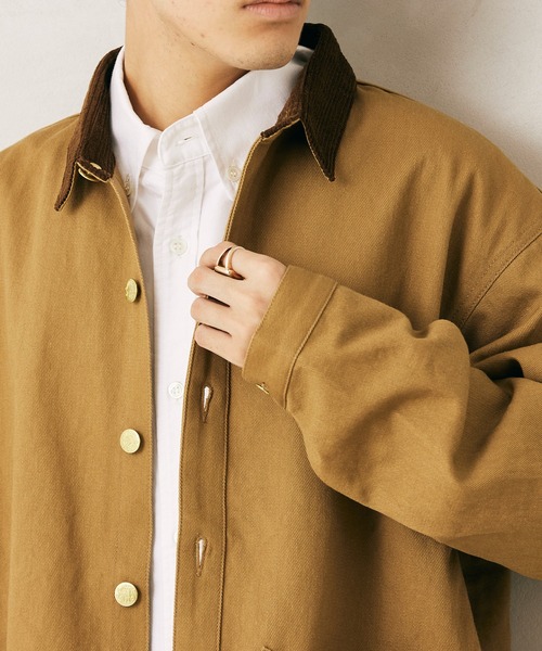 SMITH'S(スミス)の「【SMITH'S/スミス】別注 TWILL カバーオール(カバーオール・メンズ・キャメル/ナチュラル/ブラック・M/L)」の9枚目の写真