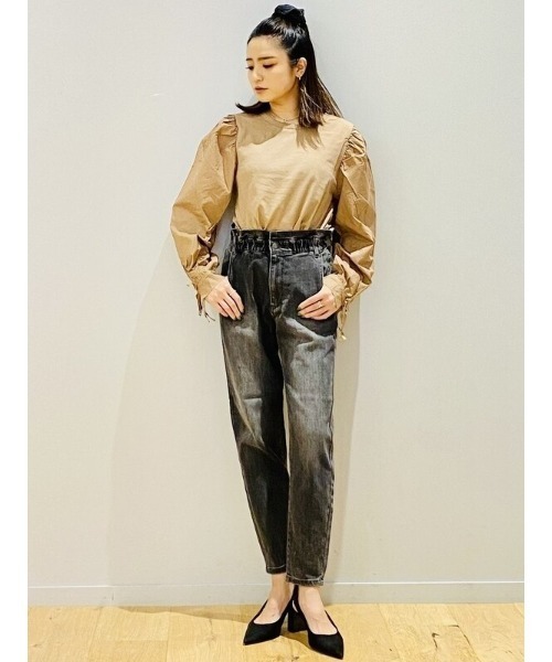 GAP（ギャップ）の「袖異素材コンシャストップス（シャツ/ブラウス・レディース・その他/ホワイト系その他/ブラック系その他/ブルー系その他・S/M/L/XL/XS/XXS）」の17枚目の写真