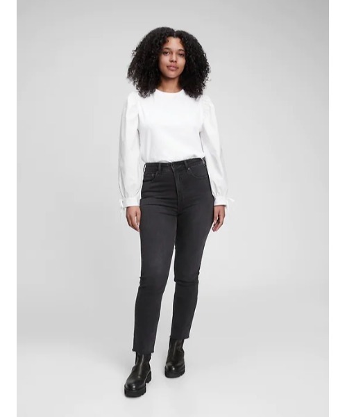 GAP（ギャップ）の「袖異素材コンシャストップス（シャツ/ブラウス・レディース・その他/ホワイト系その他/ブラック系その他/ブルー系その他・S/M/L/XL/XS/XXS）」の15枚目の写真