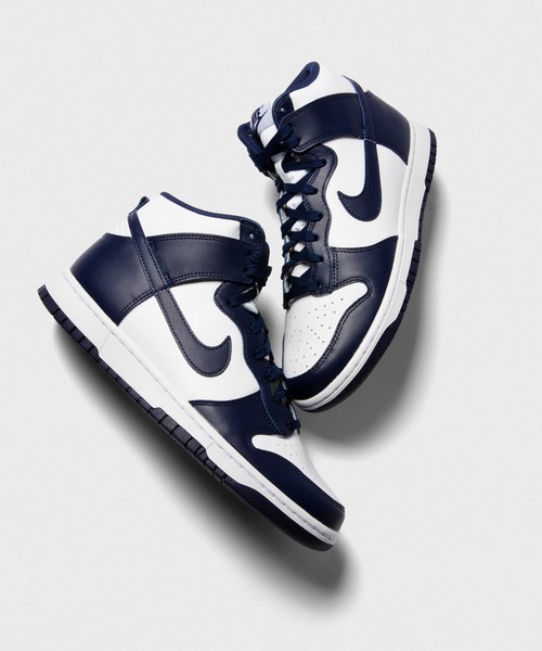 UNION(ユニオン)の「NIKE DUNK HIGH RETRO(スニーカー・メンズ・ネイビー×ホワイト・26.5cm/27.5cm/28.5cm/26.0cm/27.0cm/28.0cm/29.0cm)」の1枚目の写真