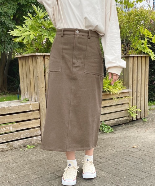 apres jour（アプレジュール）の「ステッチナロースカート【ZOZOTOWN限定アイテム】（スカート・レディース・ブラック/アイボリー/ブラウン系その他・SMALL/MEDIUM/X-LARGE）」の20枚目の写真