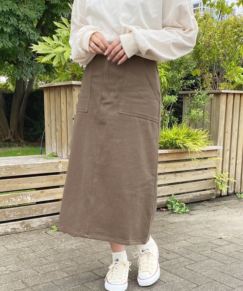 apres jour（アプレジュール）の「ステッチナロースカート【ZOZOTOWN限定アイテム】（スカート・レディース・ブラック/アイボリー/ブラウン系その他・SMALL/MEDIUM/X-LARGE）」の21枚目の写真