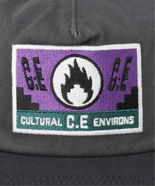 C.E(シーイー)の「【C.E / シーイー】CULTURAL ENVIRONS LOW CAP(キャップ・メンズ・チャコールグレー・FREE)」の8枚目の写真