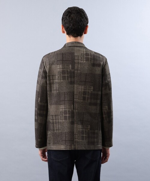 TAKEO KIKUCHI（タケオキクチ）の「◆【Sサイズ～】ダウンファブリック ジャケット（スーツジャケット・メンズ・ネイビー/チャコールグレー/ブラウン系4・05/01/02/03/04）」の8枚目の写真