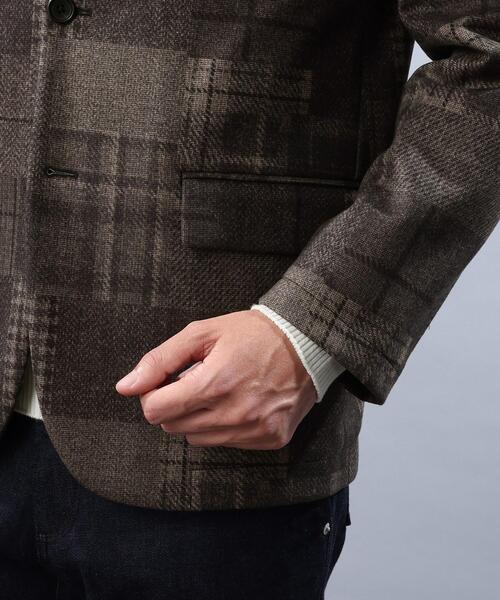 TAKEO KIKUCHI（タケオキクチ）の「◆【Sサイズ～】ダウンファブリック ジャケット（スーツジャケット・メンズ・ネイビー/チャコールグレー/ブラウン系4・05/01/02/03/04）」の16枚目の写真