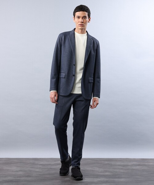 TAKEO KIKUCHI（タケオキクチ）の「◆【Sサイズ～】ダウンファブリック ジャケット（スーツジャケット・メンズ・ネイビー/チャコールグレー/ブラウン系4・05/01/02/03/04）」の20枚目の写真