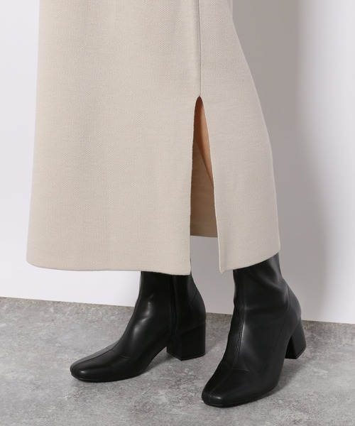 LAKOLE（ラコレ）の「12Gカシミアタッチナロースカート / 214953（スカート・レディース・ブラック/ブラウン/アイボリー・SMALL/MEDIUM）」の7枚目の写真