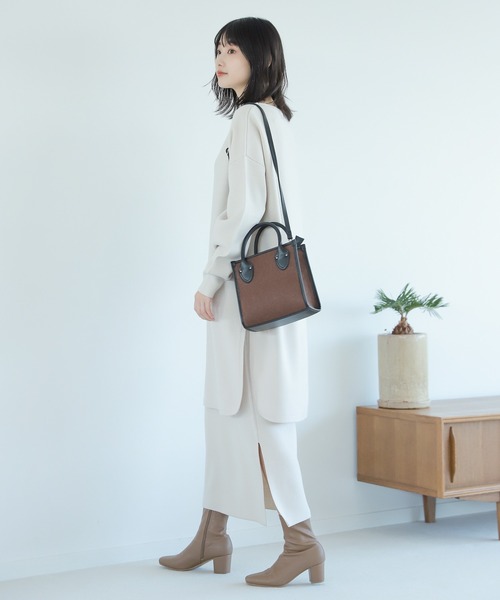 LAKOLE（ラコレ）の「12Gカシミアタッチナロースカート / 214953（スカート・レディース・ブラック/ブラウン/アイボリー・SMALL/MEDIUM）」の16枚目の写真