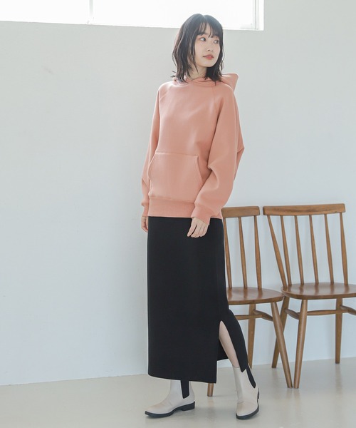 LAKOLE（ラコレ）の「12Gカシミアタッチナロースカート / 214953（スカート・レディース・ブラック/ブラウン/アイボリー・SMALL/MEDIUM）」の12枚目の写真