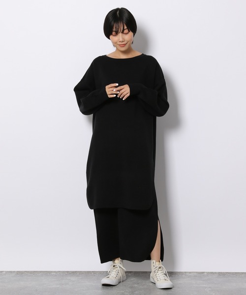 LAKOLE（ラコレ）の「12Gカシミアタッチナロースカート / 214953（スカート・レディース・ブラック/ブラウン/アイボリー・SMALL/MEDIUM）」の5枚目の写真