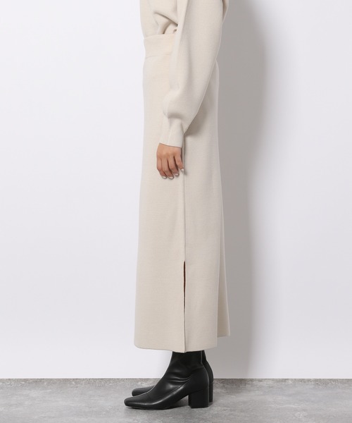 LAKOLE（ラコレ）の「12Gカシミアタッチナロースカート / 214953（スカート・レディース・ブラック/ブラウン/アイボリー・SMALL/MEDIUM）」の19枚目の写真