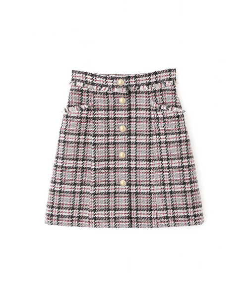 JILL STUART（ジルスチュアート）の「◆ギアツイードミニスカート（スカート・レディース・ピンク/グリーン・2/0/4）」の18枚目の写真