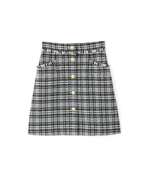 JILL STUART（ジルスチュアート）の「◆ギアツイードミニスカート（スカート・レディース・ピンク/グリーン・2/0/4）」の10枚目の写真