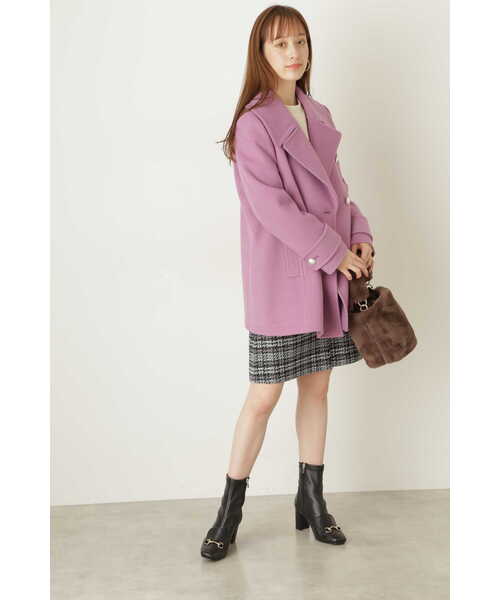 JILL STUART（ジルスチュアート）の「◆ギアツイードミニスカート（スカート・レディース・ピンク/グリーン・2/0/4）」の7枚目の写真