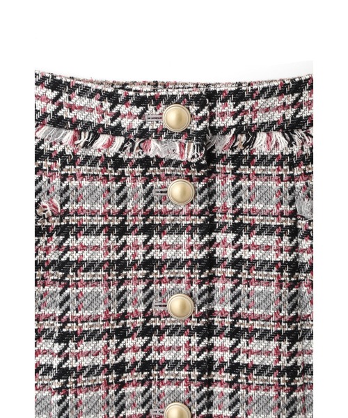 JILL STUART（ジルスチュアート）の「◆ギアツイードミニスカート（スカート・レディース・ピンク/グリーン・2/0/4）」の20枚目の写真