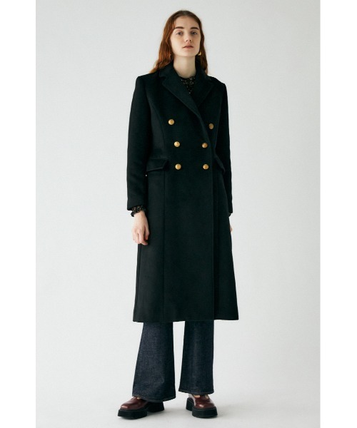 MOUSSY（マウジー）の「MAXI TAILOR COLLAR コート（その他アウター・レディース・ネイビー/ブラック/ライトベージュ・1/2）」の11枚目の写真