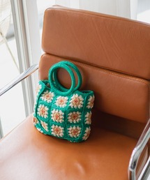 Kastane | パッチワークハンドクロシェBAG(トートバッグ)