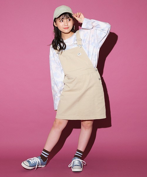 LOVETOXIC(ラブトキシック)の「ジャンパースカート(ジャンパースカート・キッズ・モカ/イエロー/ネイビー・SS/M/L/S)」の17枚目の写真