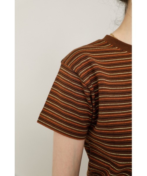 SLY（スライ）の「COMPACT SLY LOGO T/SH コンパクトロゴ Tシャツ（Tシャツ/カットソー・レディース・ホワイト/ブラック/ターコイズブルー/ブラウン系その他2・FREE）」の6枚目の写真