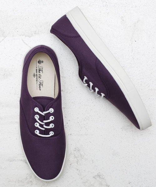 NANO universe（ナノユニバース）の「：キャンバスカラースニーカー（スニーカー・メンズ・ネイビー/オフホワイト/ターコイズブルー/グリーン/ブラック/イエロー/レッド/ピンク/パープル・41/42/37/44/43/38/36/39）」の6枚目の写真