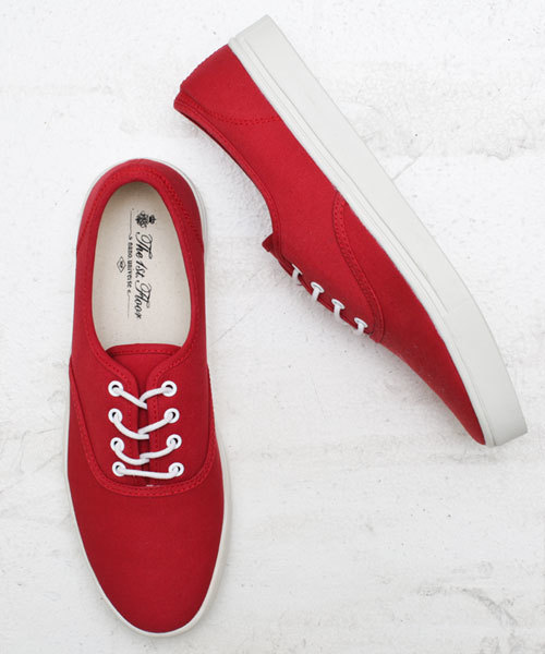 NANO universe（ナノユニバース）の「：キャンバスカラースニーカー（スニーカー・メンズ・ネイビー/オフホワイト/ターコイズブルー/グリーン/ブラック/イエロー/レッド/ピンク/パープル・41/42/37/44/43/38/36/39）」の9枚目の写真