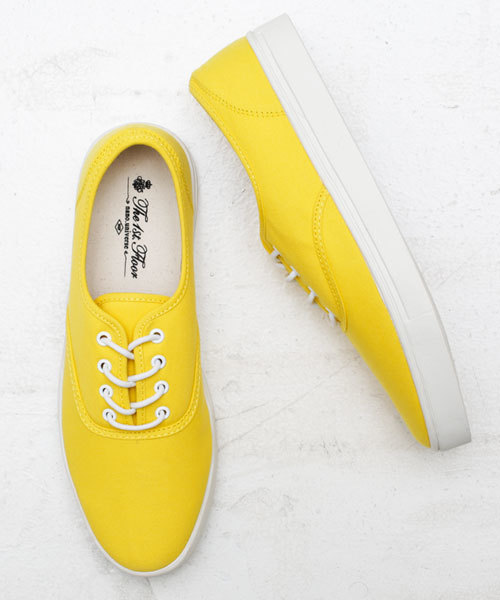 NANO universe（ナノユニバース）の「：キャンバスカラースニーカー（スニーカー・メンズ・ネイビー/オフホワイト/ターコイズブルー/グリーン/ブラック/イエロー/レッド/ピンク/パープル・41/42/37/44/43/38/36/39）」の7枚目の写真