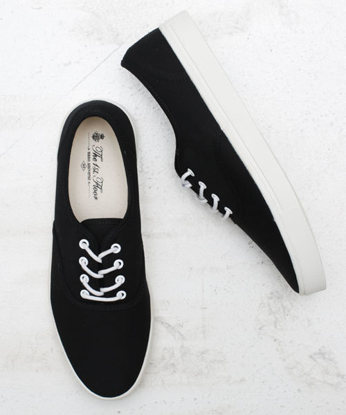 NANO universe（ナノユニバース）の「：キャンバスカラースニーカー（スニーカー・メンズ・ネイビー/オフホワイト/ターコイズブルー/グリーン/ブラック/イエロー/レッド/ピンク/パープル・41/42/37/44/43/38/36/39）」の3枚目の写真